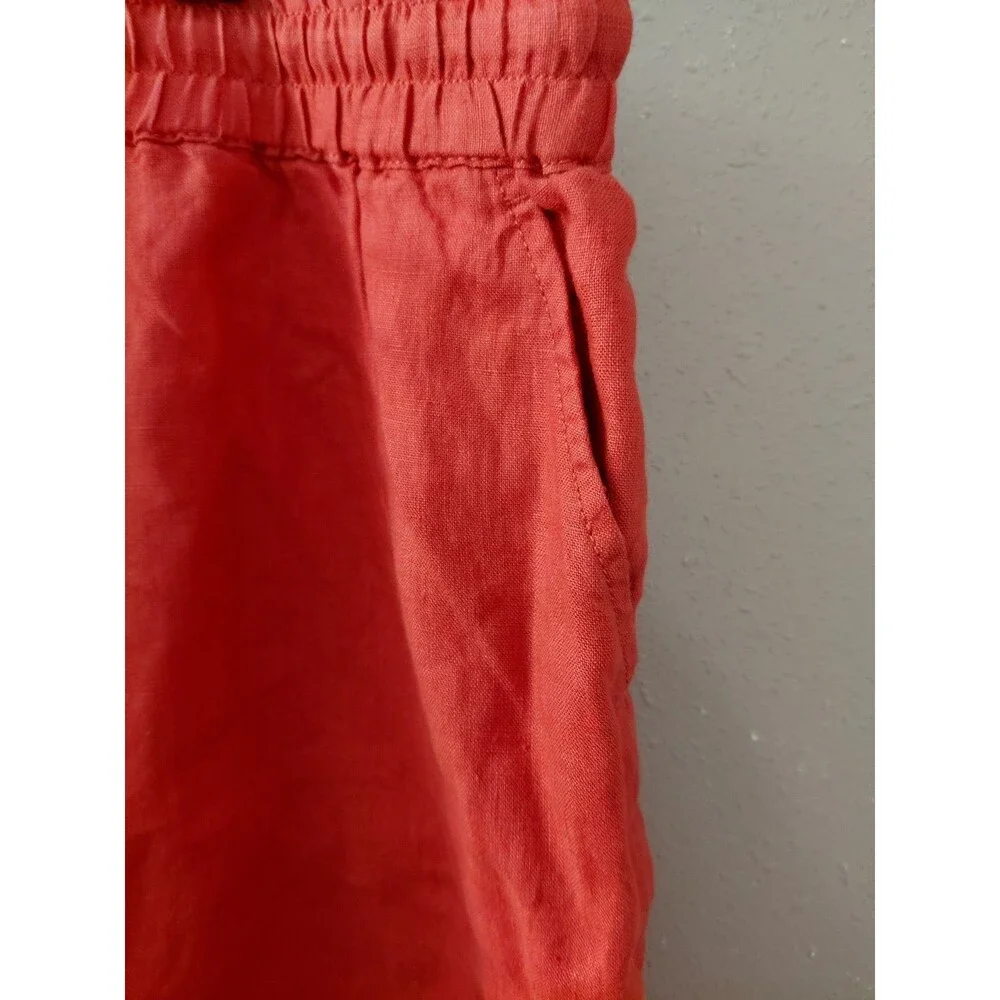 St. Tropez West 100% Linen Knee Length Skirt Size XL - Picture 4 of 9